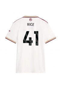 Arsenal Declan Rice #41 Fotballdrakt Tredje Klær Dame 2025-26 Korte ermer